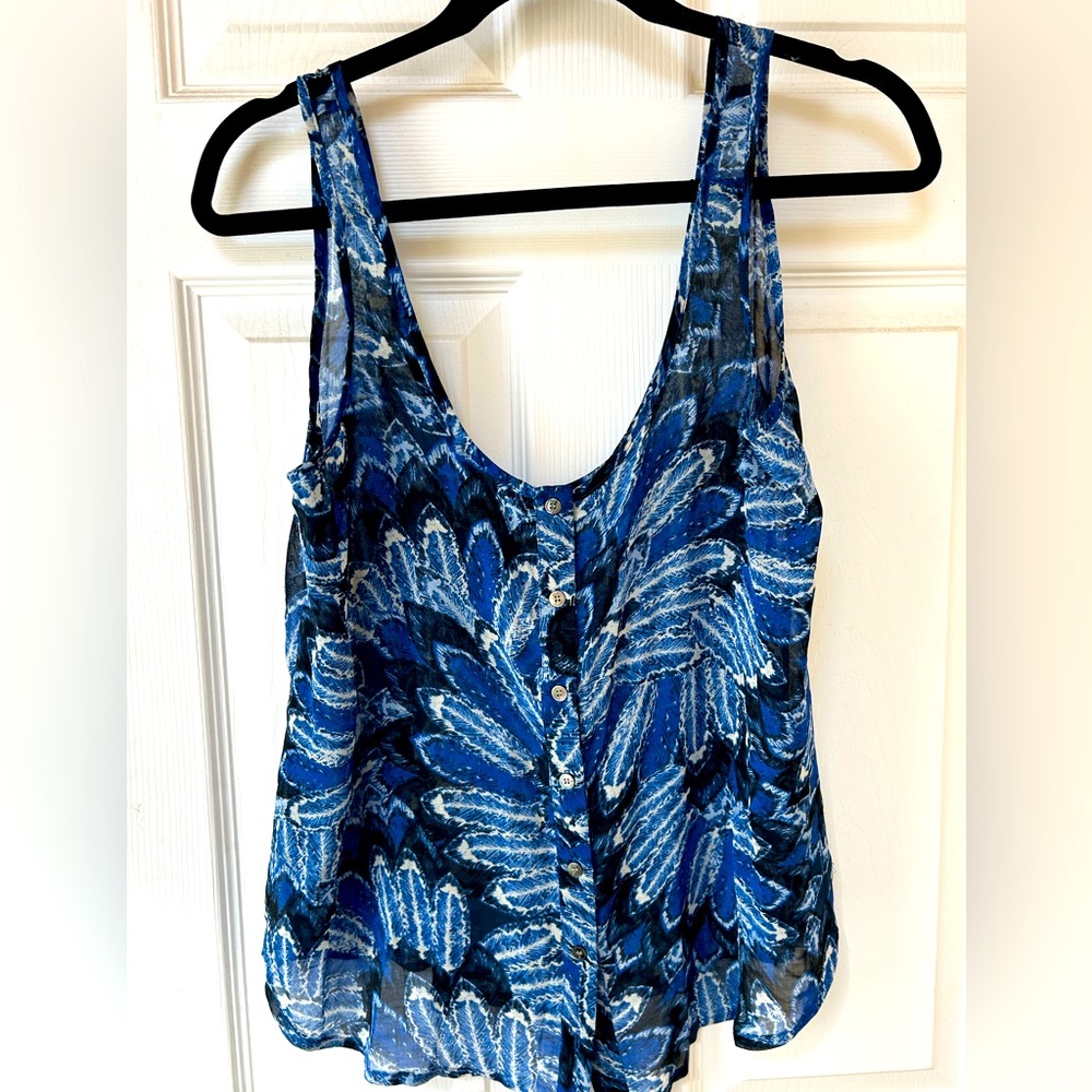 Loose floral tank